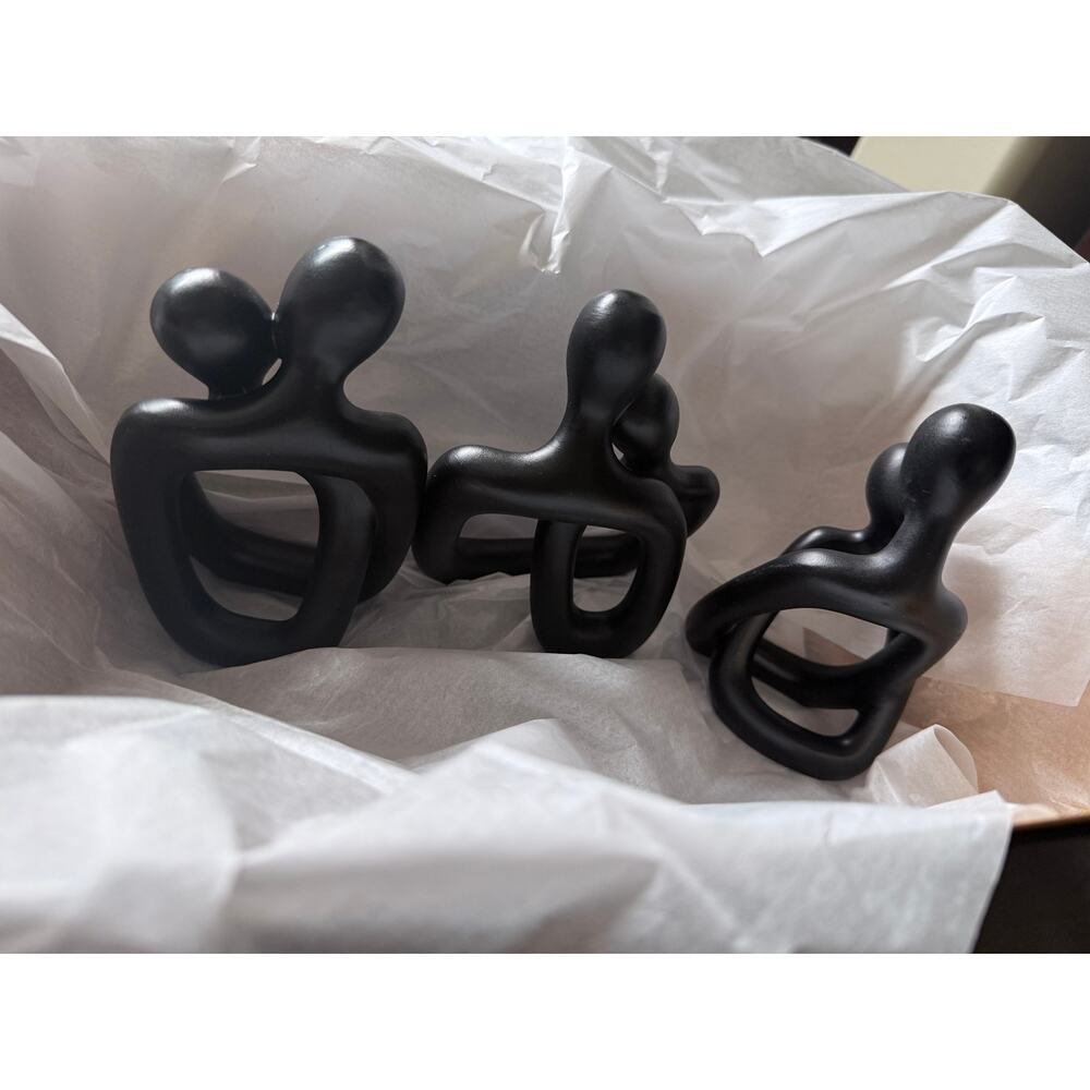 Awnr Abstract Couples Statue Decor Set of 3
Black - Picture 3 of 5